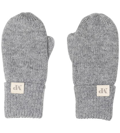 MP Mittens - Wool/Cotton - Uppsala - Grey Melange