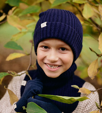 MP Neck Warmer - Wool/Cotton - Uppsala - Peacoat Blue MP Neck Warmer - Wool/Cotton - Uppsala - Peacoat Blue