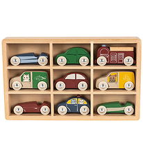 Konges Sløjd Cars - 9 pcs - Beech - Mini - Multi Konges Sløjd Cars - 9 pcs - Beech - Mini - Multi