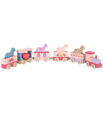 Konges Sløjd Train - Beech - Unicorn - Pink Konges Sløjd Train - Beech - Unicorn - Pink