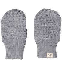 MP Mittens - Wool/Cotton - Oslo - Grey Melange MP Mittens - Wool/Cotton - Oslo - Grey Melange