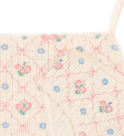 Konges Sløjd Underwear - Rib - Minnie - Fleur Decor w. Pointelle