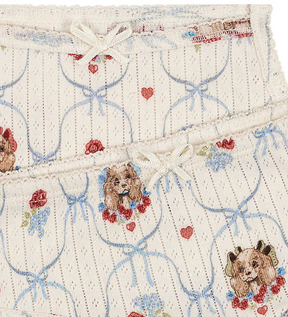 Konges Sløjd Underwear - Rib - Minnie - Puppy w. Pointelle Konges Sløjd Underwear - Rib - Minnie - Puppy w. Pointelle