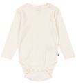 Konges Sløjd Bodysuit l/s - Rib - Minnie - Antique White Konges Sløjd Bodysuit l/s - Rib - Minnie - Antique White