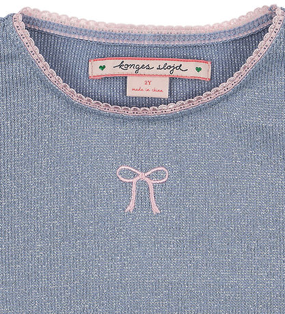 Konges Sløjd Blouse - Role - Purple Impression w. Glitter Konges Sløjd Blouse - Role - Purple Impression w. Glitter