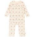Konges Sløjd Jumpsuit - Rib - Minnie - Fleur Decor w. Pointelle Konges Sløjd Jumpsuit - Rib - Minnie - Fleur Decor w. Pointelle