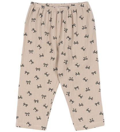 Konges Sløjd Trousers - Muslin - Coco - Bow Magnet