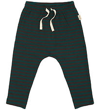 Petit Piao Trousers - Rib - Modal - Dark Sea/Coffee Bean Petit Piao Trousers - Rib - Modal - Dark Sea/Coffee Bean