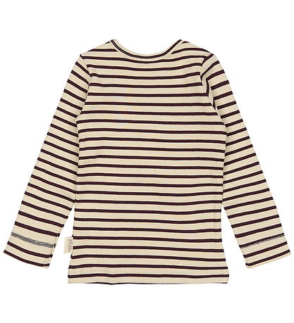 Petit Piao Pusero - Joustinneule - Modal - Dark Grape/Off White Petit Piao Pusero - Joustinneule - Modal - Dark Grape/Off White