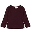 Petit Piao Blouse - Rib - Modal - Dark Grape Petit Piao Blouse - Rib - Modal - Dark Grape