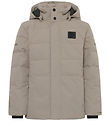 Didriksons Puffer Jacket - Silk cat - Ash Brown