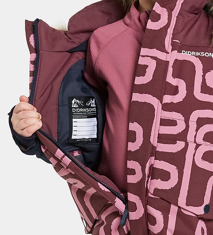 Didriksons Snowsuit - Bjärven - Path S Pink