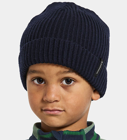 Didriksons Beanie - Knitted/Rib - Bus - Navy Didriksons Beanie - Knitted/Rib - Bus - Navy