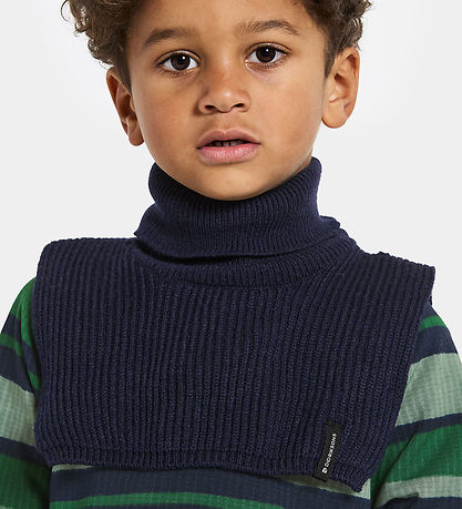 Didriksons Neck Warmer - Knitted/Rib - The Dolphin - Navy