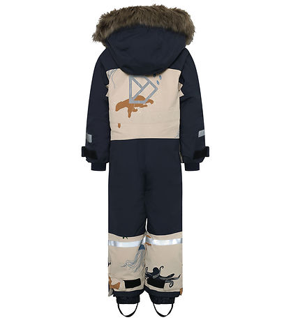 Didriksons Snowsuit - Bjärven - Winter Ocean Multi Reflex Didriksons Snowsuit - Bjärven - Winter Ocean Multi Reflex
