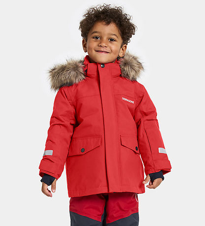 Didriksons Winter Coat - Bjärven - Pomme Red