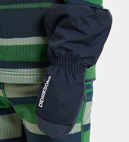 Didriksons Mittens w. Fleece - Shell - Navy