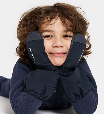 Didriksons Mittens w. Fleece - Shell - Navy
