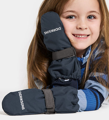 Didriksons Vantar m. Fleece - Biggles Zip - Marinblå m. Dragkedj