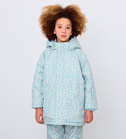Veste d'Hiver Tiny Cottons - Cerises - Warm Grey