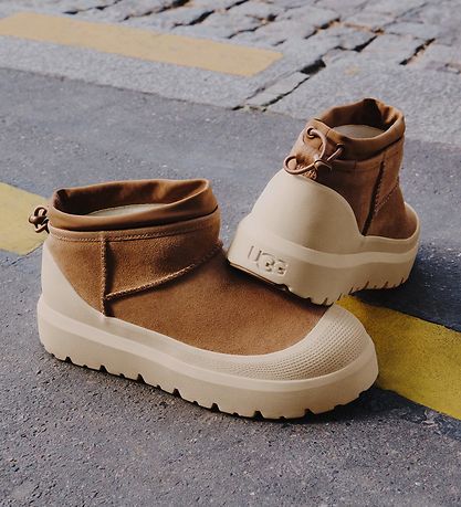 UGG Winter Boots - Ultra Mini Wet - Chestnut/Whitecap