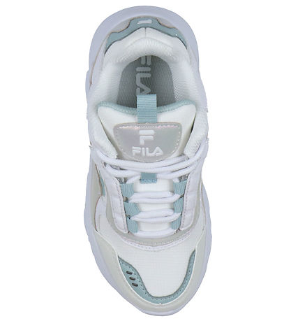 Fila Schuhe - Collene Logo - Weiß/Silber/Blue Haze Fila Schuhe - Collene Logo - Weiß/Silber/Blue Haze