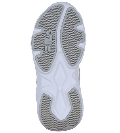 Fila Schuhe - Collene Logo - Weiß/Silber/Blue Haze Fila Schuhe - Collene Logo - Weiß/Silber/Blue Haze