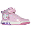 Geox Boots w. Light - J Inek G A - Pink/Multicolour