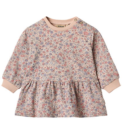 Robe Wheat - Sweat - Zenia - Rose Dust Fleurs Robe Wheat - Sweat - Zenia - Rose Dust Fleurs