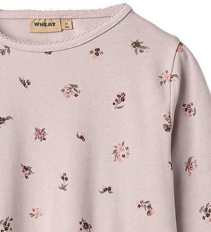 Wheat Pyjama Set - 2 Parts - Mila - Soft Lilac Flowers