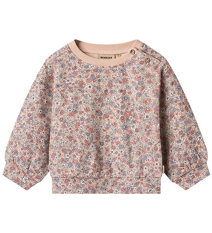 Wheat Sweatshirt - Lia - Rose Dust Blommor