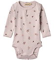 Wheat Bodysuit l/s - Rose Linden - Soft Lilac Flowers Wheat Bodysuit l/s - Rose Linden - Soft Lilac Flowers