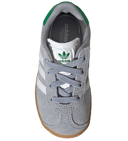adidas Originals Shoes - Gazelle CF EL I - HALSIL/FTWWHT/Green