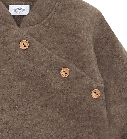 Hust and Claire Pramsuit - Merlin - Wool - Deer Melange Hust and Claire Pramsuit - Merlin - Wool - Deer Melange