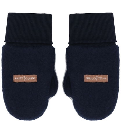 Hust and Claire Mittens - Felix - Wool - More Navy