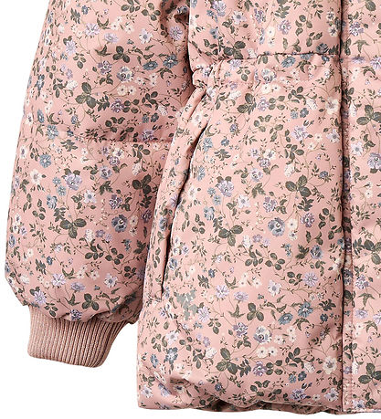 Wheat Vadderad jacka - Eli - Rose Powder Blommor