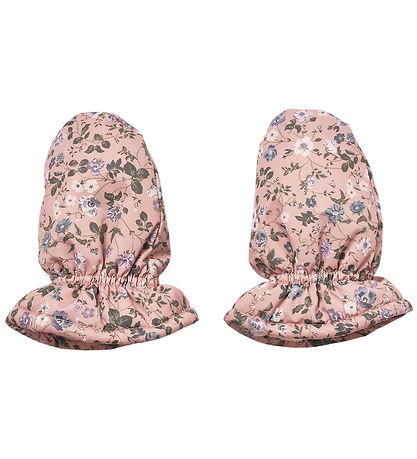 Wheat Fäustlinge m. Fleece - Muffu - Rose Powder Blumen