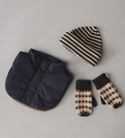 Wheat Neck Warmer w. Fleece - Rivo - Ink