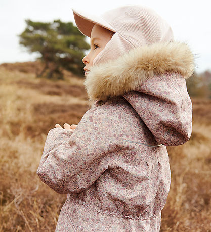 Wheat Winter Coat - Mathilde - Rose Dust Flowers