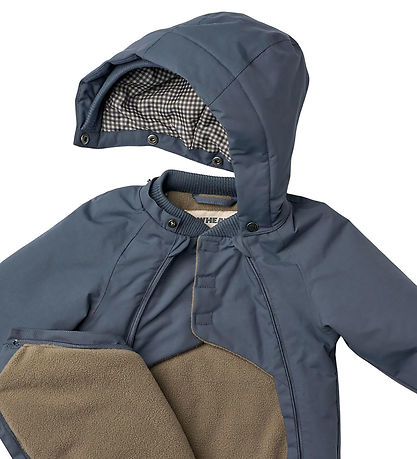 Wheat Winter Coat - Sascha - Grey Blue