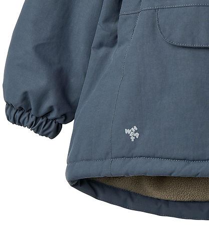 Wheat Winter Coat - Sascha - Grey Blue