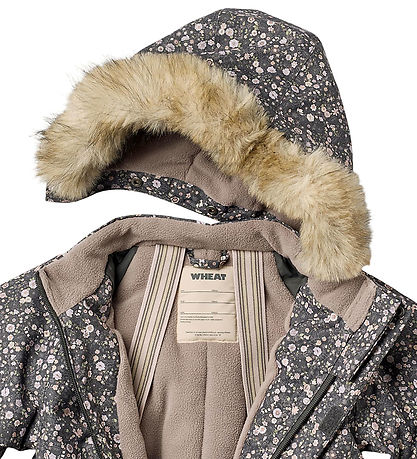 Wheat Snowsuit - Moe - Black Sea Open Flowers