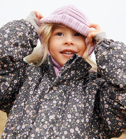 Wheat Snowsuit - Moe - Black Sea Open Flowers