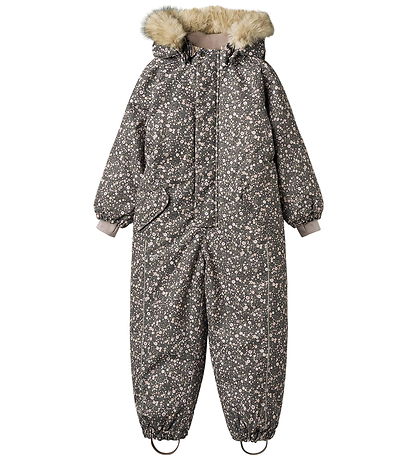 Wheat Snowsuit - Moe - Black Sea Open Flowers