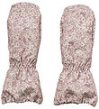 Moufles av. Polaire Wheat - Monta - Rose Dust Fleurs Moufles av. Polaire Wheat - Monta - Rose Dust Fleurs