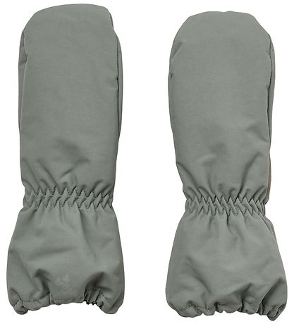 Wheat Mittens w. Fleece - Monta - Thunder Sky