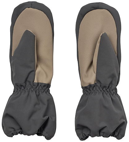 Wheat Mittens w. Fleece - Monta - Black Sea