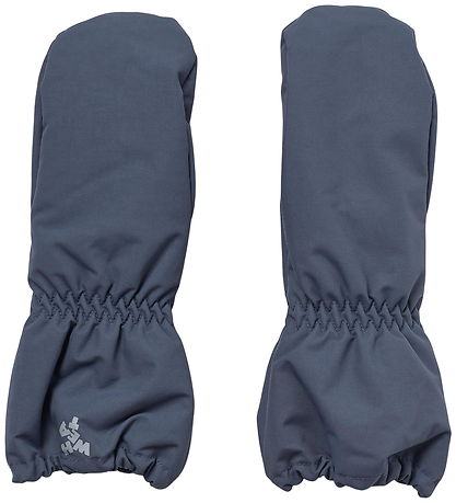 Wheat Mittens w. Fleece - Monta - Grey Blue
