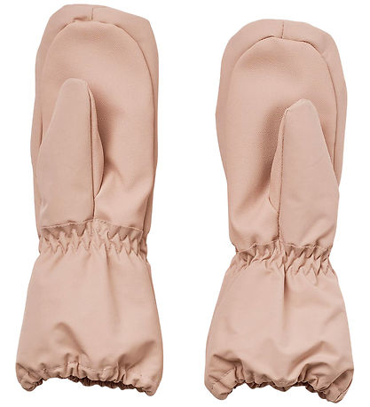 Wheat Mittens w. Fleece - Monta - Rose Powder