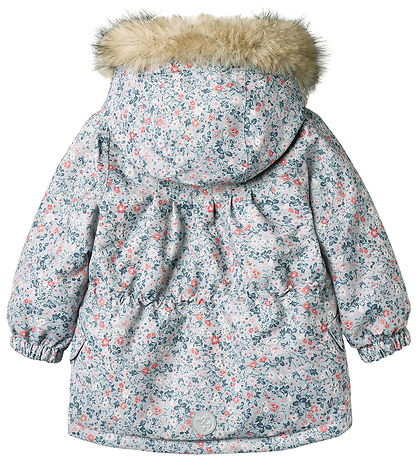 Wheat Winter Coat - Mathilde - Soft Rain Flowers